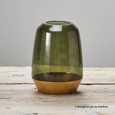 Contemporary Green Vase